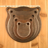 4" 6" 8" 10" 12" Gong Set 1/2" AR500