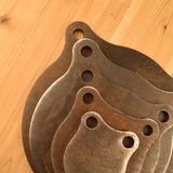 4" 6" 8" 10" 12" Gong Set 1/2" AR500