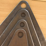 4" 6" 8" 10" Teardrop Set 1/4" AR500