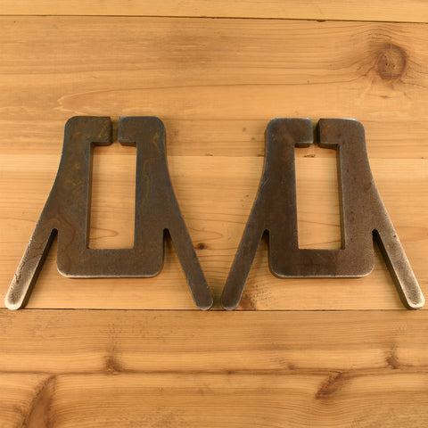1/2" AR500 2x4 Wood Stand Holders