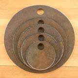 3" 4" 5" 6" 8" Circle Set 3/8" AR500 Set of 5