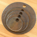 3" 4" 5" 6" 8" Circle Set 3/8" AR500 Set of 5