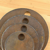 3" 4" 5" 6" Circle Set 3/8" AR500 Set of 4