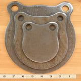 4" 6" 8" Gong Set 1/4" AR500