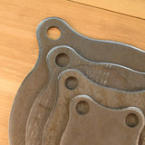 4" 6" 8" 10" Gong Set 1/4" AR500