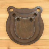 4" 6" 8" Gong Set 3/8" AR500