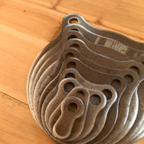 Know Your Limits 1"-10" Gong Set 1/4" AR500