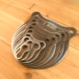 Know Your Limits 1"-10" Gong Set 1/4" AR500