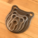 Know Your Limits 1"-6" Gong Set 1/4" AR500