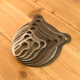 Know Your Limits 1"-8" Gong Set 1/4" AR500