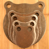 3" 4" 5" 6" 8" Gong Set 1/2" AR500