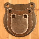 4" 6" 8" Gong Set 1/2" AR500