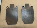 Blemish Discounted 1/2" AR500 7"x12" IDPA Body Set Of TWO
