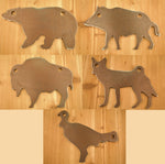 Large Animal Set 1/2" AR500 Set of FIVE