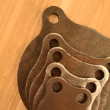 1/2" AR500 3"-8" Gong Set With Painting Stencil Kit